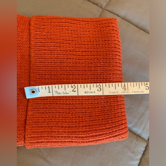 Talbots NWT burnt orange 3/4 sleeve turtleneck sweater size P (smalll?) petite - Picture 12 of 15